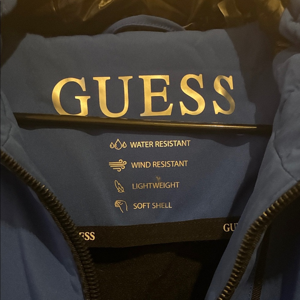 GUESS Women's Blue Jacket - Picture 2 of 5